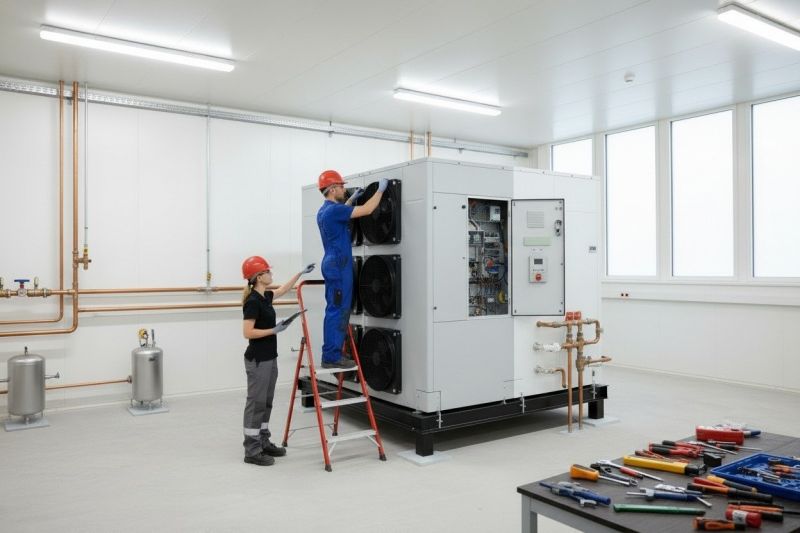 Heat Pump Installation detail